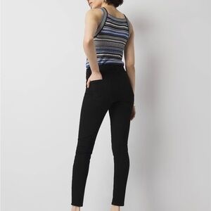 White House Black Market Black High-Rise jeans
